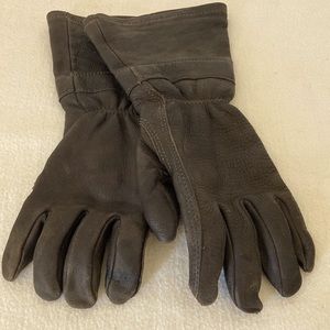 Full grain leather women’s motorcycle gloves small